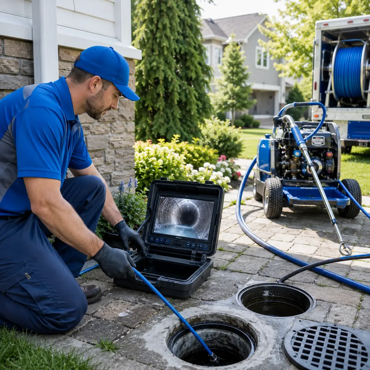 Outdoor drain cleaning professionals serving South Bloomingville, OH